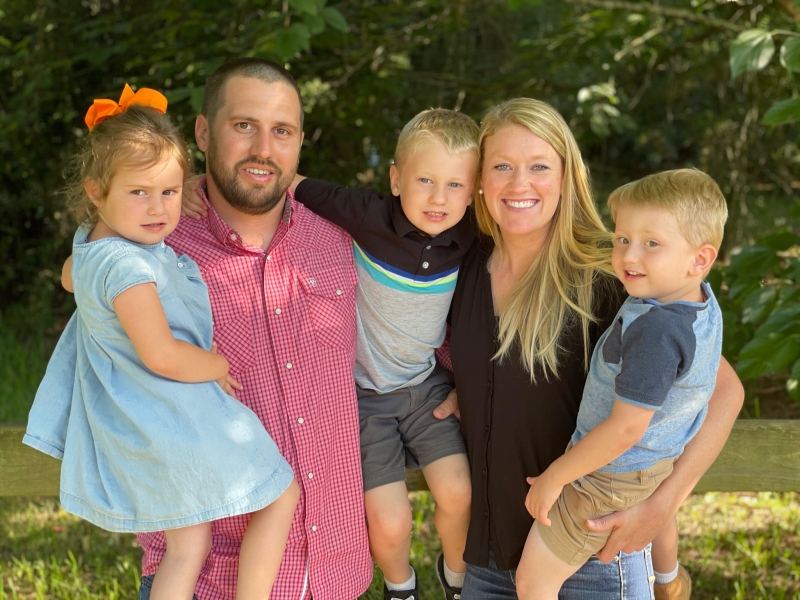 Cutts, Justin & Savannah (Walker, Cade, and Kinley)